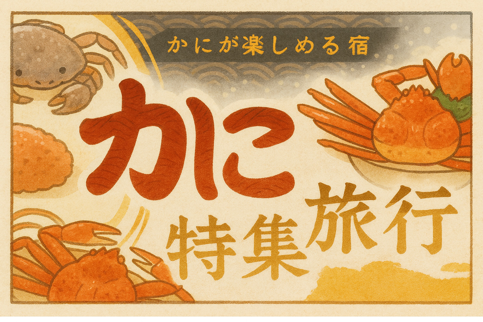 かに旅行特集バナー